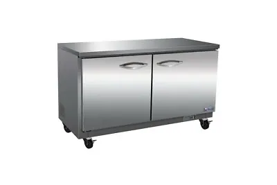 IKON IUC36F 3ft Stainless Steel Undercounter 2-Door Reach-In Freezer- 36  • $2844.38