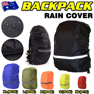 Outdoor Foldable Backpack WaterProof Rain Cover Rucksack Camping Travel Bag • $9.49