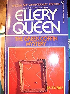 The Greek Coffin Mystery Mass Market Paperbound Ellery Queen • $9.21