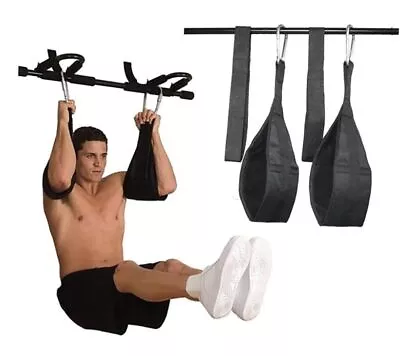 Hanging Ab Straps Exerciser Ab Slings Strap For Pull Up Straps Bar Abdominal  • $38.70