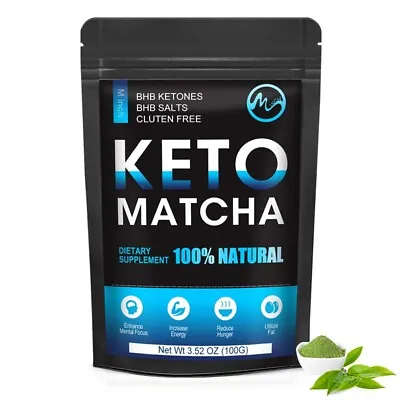 50g Organic Keto Matcha Powder Slimming Products For Dessert Pastry Ice Cream • £7.95