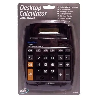£5.95 • Buy Jumbo Desktop Calculator Big Buttons Solar Battery Memory Office School UK SALE