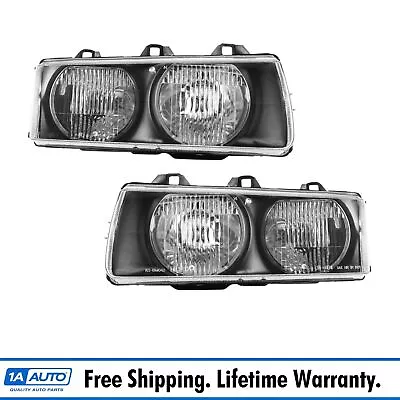 Headlights Headlamps Left & Right Pair Set Of 2 For 92-99 BMW E36 3 Series • $119.95