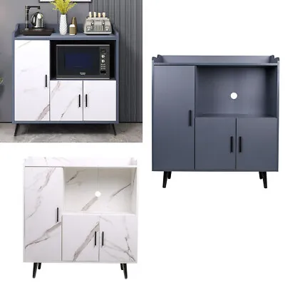 Sideboard Buffet Cupboard Kitchen Dining Room Storage Cabinet With Doors Shelf • £75.95