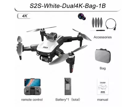  S2S Mini Drone 4k Profesional HD Camera Obstacle Avoidance Aerial Photography  • £65