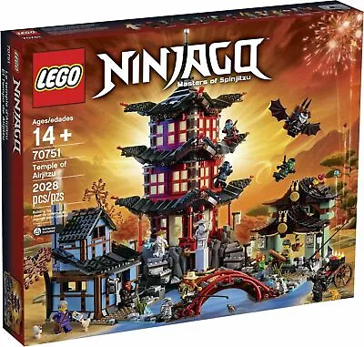 LEGO NINJAGO Temple Of Airjitzu - 70751 - *BRAND NEW & SEALED* - FREE Postage! • $1379