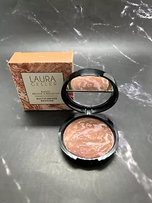 Laura Geller Baked Bronze Brighten Multipurpose Bronzer Fair  -0.32oz/9g-BNIB • $24.65