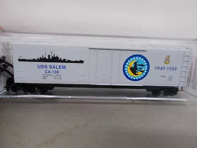 Microtrains~#03800405-uss Salem Navy #5-50' Boxcar #ca-139-no End Pic~ N-scale • $18