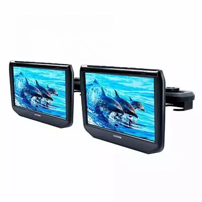 NEW ALPINE SSA9ST 9 Inch Wide WSVGA Headrest Mounted Rear Vision Monitor 2 Pcs  • $650