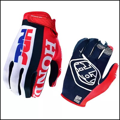 New TLD Air Glove Team Honda Red/White Motocross Elegance Uniting Style • £12.49