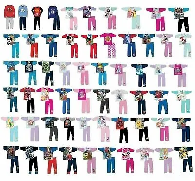 DISNEY Character Kids Pyjamas Girls Or Boys Toddler Child Set 1-10 Years • £7.99