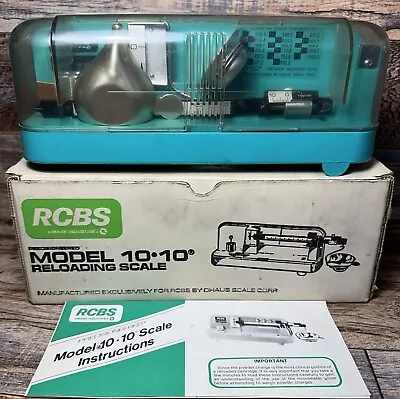 Vintage RCBS Ohaus Model 10-10 Reloading Powder Scale No. 9073 • $200