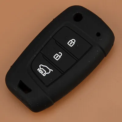 $10.96 • Buy Silicone Key Cover Case Fit For Hyundai I30 I35 Solaris Verna Sonata Tucson Kona
