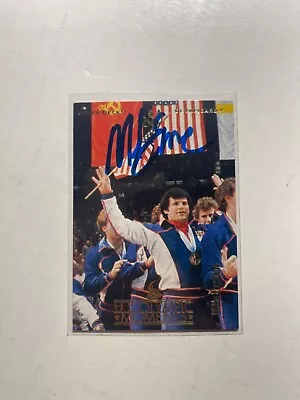 Miracle On Ice MIKE ERUZIONE Signed Card 1980 USA Hockey • $39.99