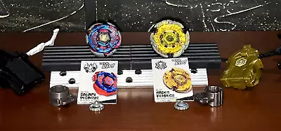 Original HASBRO TOMY Beyblades GALAXY PEGASUS & HADES KERBECS -METAL MASTERS LOT • $48