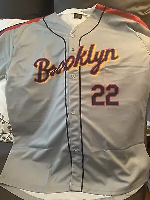 Brooklyn Cyclones 2022 Road Gray Giveaway Jersey Brand New Adult XL • $20