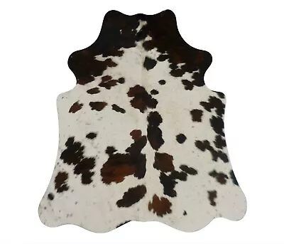 Natural Cow Hide  Rug Leather Carpet Skin Small Trii Colour • £155