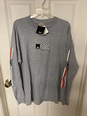 Vintage Mossimo Longsleeve T-Shirt Gray 90s Motor Crew USA Size Large W/ Tags • $49.99