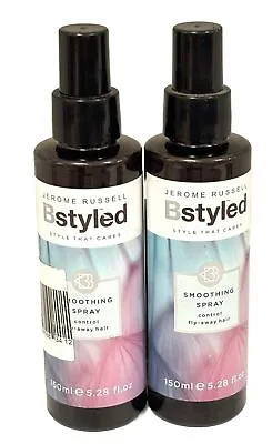 2XJerome Russell Bstyled Smoothing Spray Control Fly-Away Hair 2X150ML (2 Packs) • £8.99