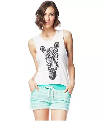 Aeropostale Womens Sequined Muscle Tank Top White X-Small • $11.04