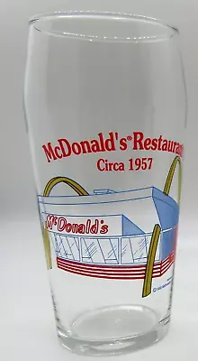 McDonald's Cheeseburgers Circa 1957 Restaurant Drinking Glass • $14.95