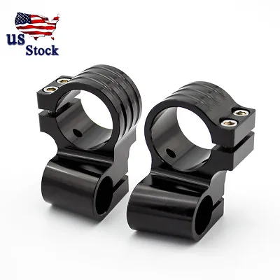 CNC Normal Riser Clip On Ons Clipon Fork Handle Bars Handlebar 35mm Motorcycle • $18.26