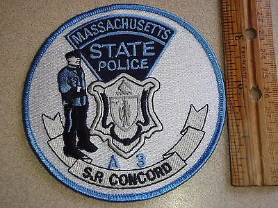 Massachusetts State POLICE Sp Danvers A 6  MASS STATE POLICE  Patch • $5.99