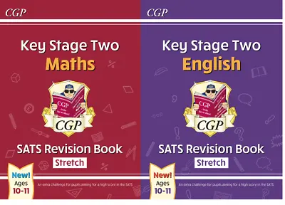 £13.99 • Buy NEW KS2 SATS English & Maths - Stretch Revision Set By CGP Books