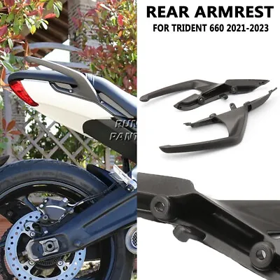 Rear Grab Bars Seat Pillion Passenger Handle Armrest For Trident 660 2021-2023 • $138.99