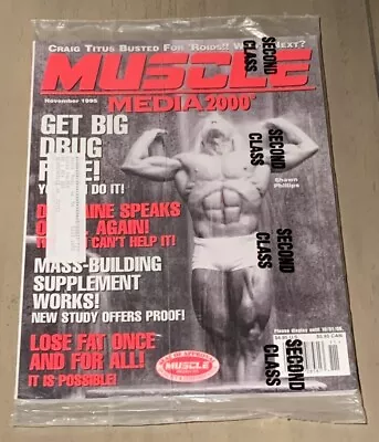 BRAND NEW Shawn Phillips - Muscle Media Magazine Bodybuilding - November 1995 • $19.99