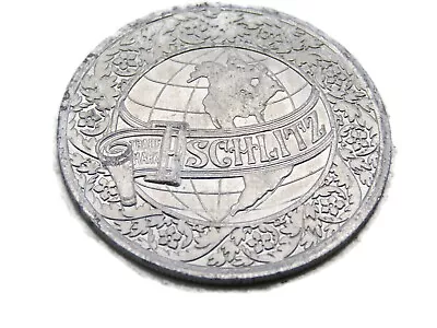 Schlitz Mardi Gras 1972 Doubloon Silver Tone • $15.27