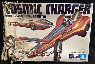 1/25 MPC Cosmic Charger Carl Casper's Fuel Dragster Model Kit Rough Box • $0.99