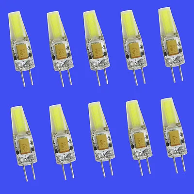 US Shipping 10pcs G4 Bi-Pin T3 1505 COB RV Boat LED Light Bulb 2W DC12-24V White • $13.95