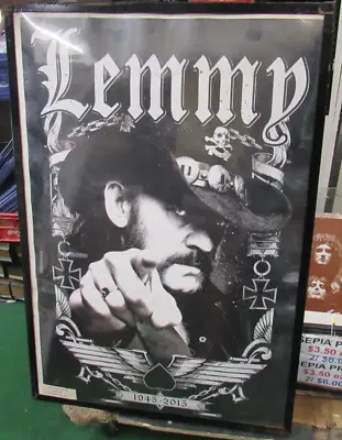 Motorhead Poster New 2016 Rare Collectible Oop Live Lemmy • $14.99