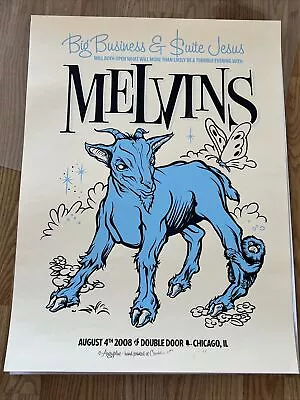 Blue Goat Melvins Suite Jesus Big Business Original Concert Poster From Chicago • $250