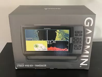 Garmin STRIKER Vivid 9SV 9'' Marine GPS + GT52HW-TM Transducer 010-02554-00 • $599.99