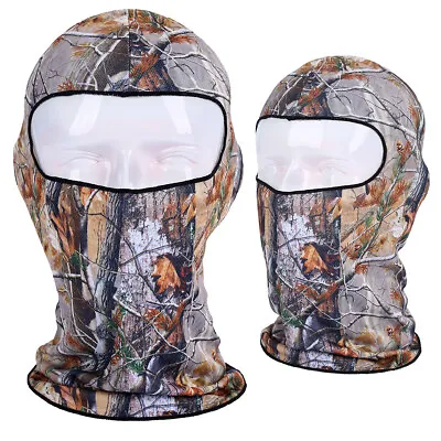 $6.99 • Buy Camo Balaclava Face Mask UV Protection Ski Sun Hood Tactical Masks For Men Women