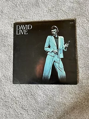 David Bowie - David Live Vinyl 2 X LP Record APL2-0771 • £0.99