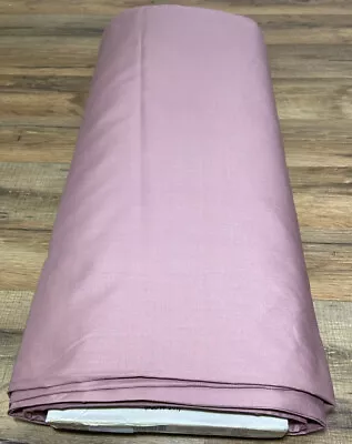 21+ Yards BOLT Mauve Pink Combed Broadcloth Fabric Material Poly Cotton Palencia • $99.99