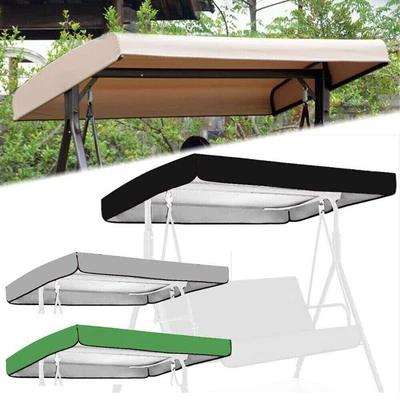 £12.98 • Buy Replacement Canopy For Swing Seat 3 Seater Garden Hammock Swing Chair Cover UK