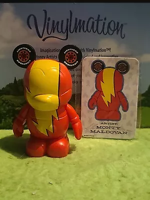 DISNEY Vinylmation 3  Park Set 5 Lightning McQueen With Card • $7.99