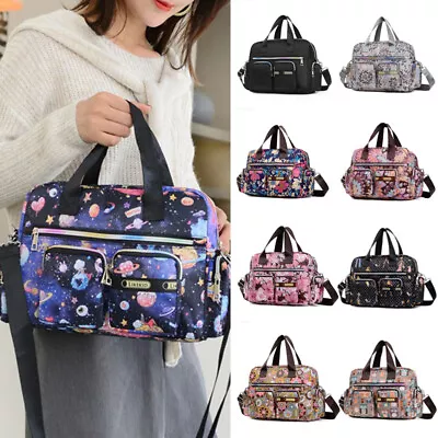 Ladies Handbag Multi Pockets Tote Bag Women Detachable Large Capacity Purse Bag • £9.88