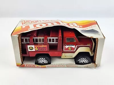 1983 Tonka Tough Ones Heavy Duty Pumper Fire Truck New In (poor) Box • $51.27