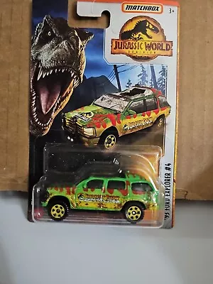 Matchbox Jurrasic World 93 Ford Explorer Damaged • $13