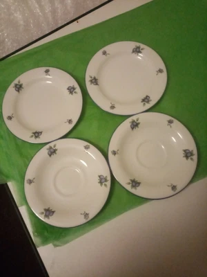 £10 • Buy Royal Doulton Everyday Blueberry - Saucers X 2. Side Plates X 2.