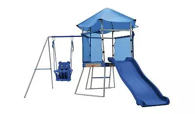 Chad Valley Climbing Frame With Toddler Swing And Kids Slide • £188.99