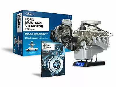 1965 Ford Mustang Engine Model With Collector's Handbook (SHIPS FREE) • $184.99