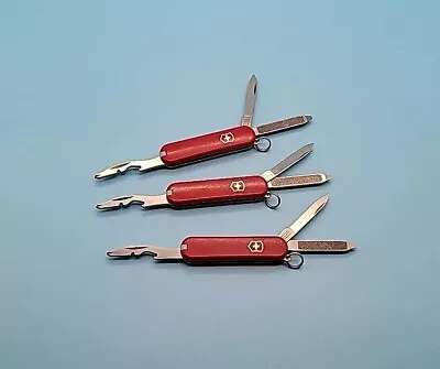 Victorinox Rally 58mm Swiss Army Knife - Red - Lot Of 3 - Blade / Nail File • $44.99