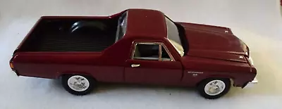 SunnySide Red 1970 Chevy El Camino SS 454 1:24 Scale Die-Cast Muscle Car • $13