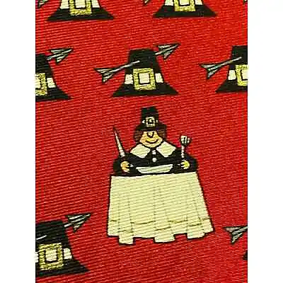 Men's Thanksgiving Themed Tie/Necktie. 100% Silk By Alynn Neckwear Stamford CT. • $54.09